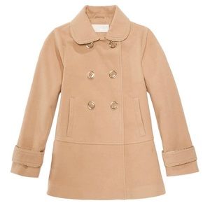 Big Girls MK double breasted pea coat
